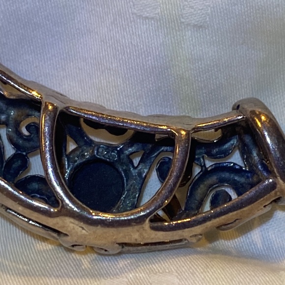 925 sterling silver with black onyx pendant.. excellent used condition - Picture 3 of 5